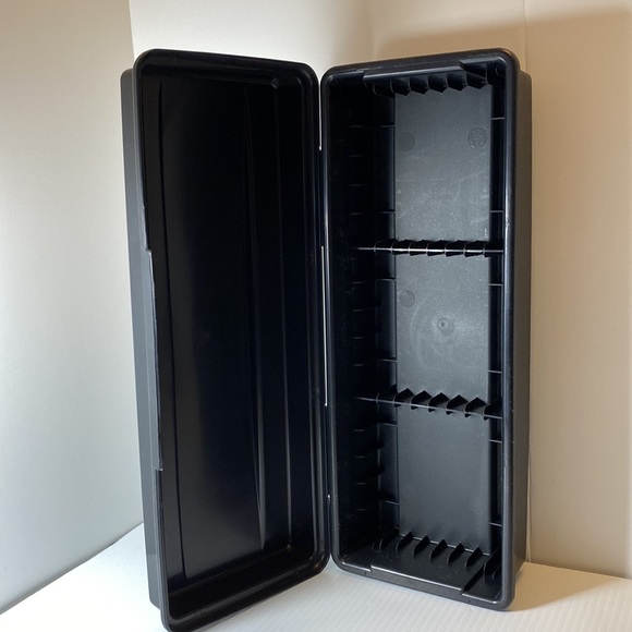 Lot Of 2 Alpha Fellowes Cassette Storage Box #83200 Holds 15 Tapes Ea. 2001 USA - Picture 4 of 5